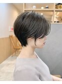 絶壁の人でも美シルエットな丸みショート