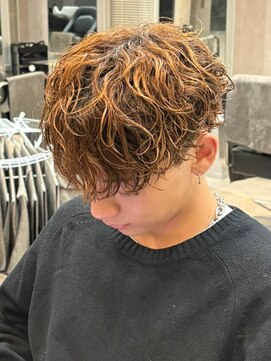 エルマーク 京都駅前(L-MARK) 波巻きスパイラル/シャドウパーマ/サーフカール/men's/メンズ