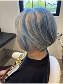 ショート×デザインカラー