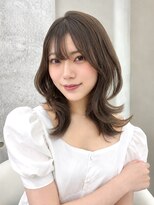 グローアイヴィ 大宮(GLROW IVY)&nbsp;▼ミディアムレイヤーブラウングレージュ垢抜けヘア