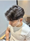 フェザーパーマ・センターパート