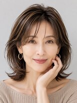 サーカス バイ ビュートリアム 青山(CIRCUS by BEAUTRIUM)&nbsp;50代の上品レイヤー×艶カラー ふんわり若見えヘア 表参道
