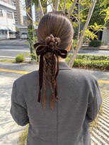 ルトワフクロマチ(Lutowa Fukuromachi)&nbsp;ダークパープル/ナチュラルショート/夏のヘアアレンジ/袋町