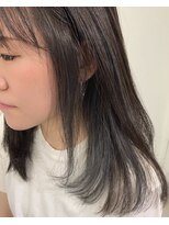 インビテーション(invitation) 【invitation】ブルー系インナーカラー@マイコ