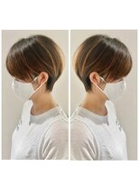 サロン クィ ベルジョーネ(SALON QUI BELLGIONE) ナチュラル+ハンサムマッシュショート