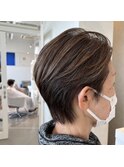 脱白髪染め/ブレンドカラー/アッシュグレージュ/30代/40代/50代