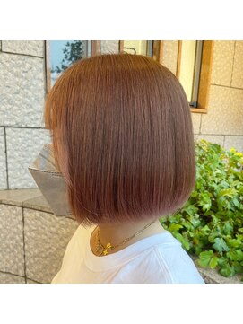 ライズ バイ レボ(RISE by REVO) 大人可愛いココアベージュグレージュカラーボブウルフ黒髪我孫子