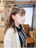 ミルクチョコレート 前髪カット レトロガーリー カール ラフ