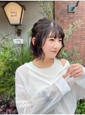 キラキラヘアメイク