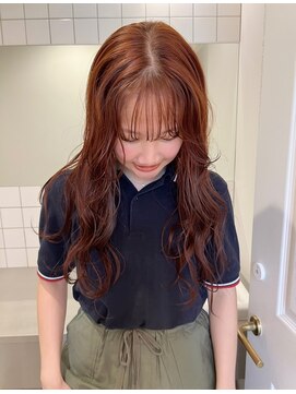 チーカ(chica) orange brown