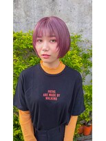 デビュー ヘアーメイク キッズバレイヤージュインナーカラーハイライトブリーチリタッチ