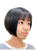 黄ぐまくん美容室 ショート ボブ