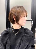 20代30代40代50代/丸みショート/クビレ/前髪あり/表参道