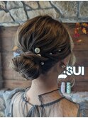 【お呼ばれヘア】シンプルシニヨン【ヘアアレンジ】