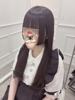 リルミー(Lilme) ぱっつん前髪×太め姫カット*まゆ