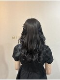 推し活ヘアメ＊ふんわりハーフツイン