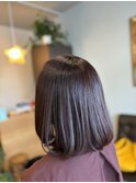 ショコラカラーボブスタイル