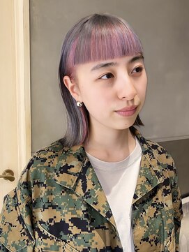 キャロルガーデンズ ボコカ 表参道(Carroll Gardens bococa) グレー/ピンク/インナー/くすみカラー