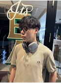 MEN'SHAIRウルフカルマパーマメンズショートイージーパーマ