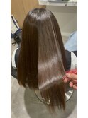 髪質改善ストレート（つるりんちょ使用）