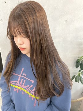 ネオリーブカフ 鶴ヶ峰店(Neolive caff) 髪質改善カラー×ミルクティーベージュ