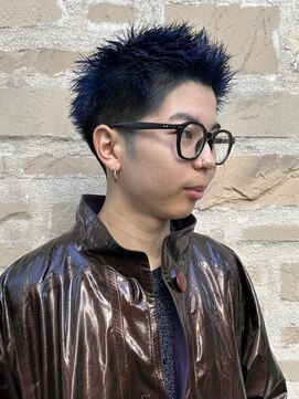 ビュートリアム265(BEAUTRIUM 265) スパイキーショート メンズヘア ブルーブラック 銀座 有楽町