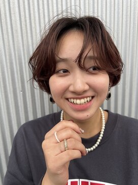 リシェア(re.share) ショートパーマ/チェリーレッド/ショートボブ