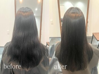 フェリーチェラボ 千林店(FELICE LABO)の写真/ヘアカラーを繰り返すたびに髪の質感が変わってしまったあなたに合わせた薬剤で、ダメージを最小限に◎