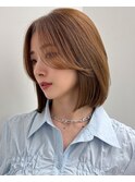 【長谷川】ストレートミディアムボブ
