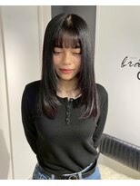 ソワンドゥブレスシエン 堀江店(soin de brace CIEN)&nbsp;韓国前髪顔周りロング×レイヤーグレージュ[堀江/髪質改善]