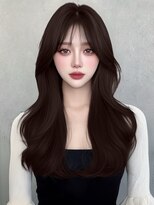 ユーフォリア 渋谷グランデ(Euphoria SHIBUYA GRANDE)&nbsp;韓国レイヤー　ココアブラウン　ブリーチなし　SAYAKA