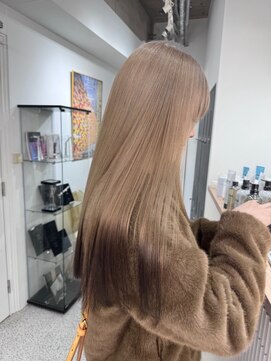 ペレ 栄店(PELE) クラゲヘアー/小顔に見せるヘア/ココアベージュ/栄