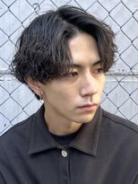 フィフス トウキョウ (fifth TOKYO) 渋谷波巻きパーマメンズカットルーズパーマセンターパートヘア