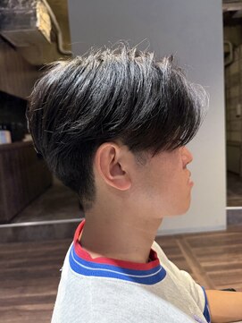 メンズココ メンズパーマ 韓国ヘア 日本橋店(MENS COCO) ニュアンスセンターパート