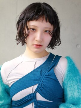 ヘアサロン ガリカ 表参道(hair salon Gallica) くしゃっとニュアンスパーマのミニボブ