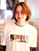 ビュートリアム 福岡(BEAUTRIUM)&nbsp;乾かすだけで決まる前髪からサイドにレイヤーを入れたボブヘアー