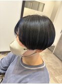 #インナーブリーチ#ネイビーブルー#メテオカラー