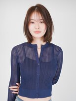 ニューヨークニューヨーク 三宮駅前店(NYNY) 大人可愛いミディアムレイヤー+ブラウンベージュ