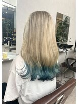イースブルー 高松店(Y’s Blue)&nbsp;◎お客様スタイル◎ホワイトベージュ◎ブルーキツネカラー