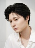 黒髪リクルートフェザーショートフェザーパーマ韓国マッシュ