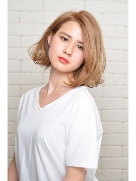 ピークアブー 原宿ハラカド(PEEK-A-BOO) 【PEEK-A-BOO】Aラインボブ 一番合戦麻衣