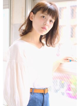 ミュージアム(MUSEUM) ■MUSEUM■フェザーバングの外ハネミディアム☆2