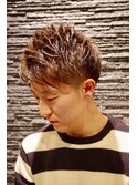 ヤングツーブロックショート＜銀座＞＜理容室＞