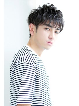 ラエティス(Laetus) 【Laetus/大和西大寺】ツーブロックショートマッシュ×パーマ