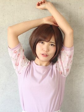 ヘアサロン シロップ(Hair Salon Syrup) 柔らか前下がりショートボブ