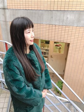 ボスコ 下北沢店(bosco) ☆ロング×眉上バング☆《gocci》