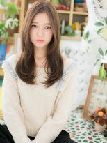 カバーヘア イヴ 戸頭店(COVER HAIR EVE)&nbsp;センターパート毛先パーマ外国人風モテロングf戸頭20代30代40代!