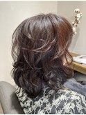 ハーブカラー　　パーマ　30代、40代、50代