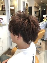 アンプヘアー 二条店(unpeu hair) 【マッシュ】イルミナカラー/メンズパーマ/スパイラルパーマ