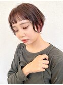 【エルサフィロ  肥後橋】ショートボブ